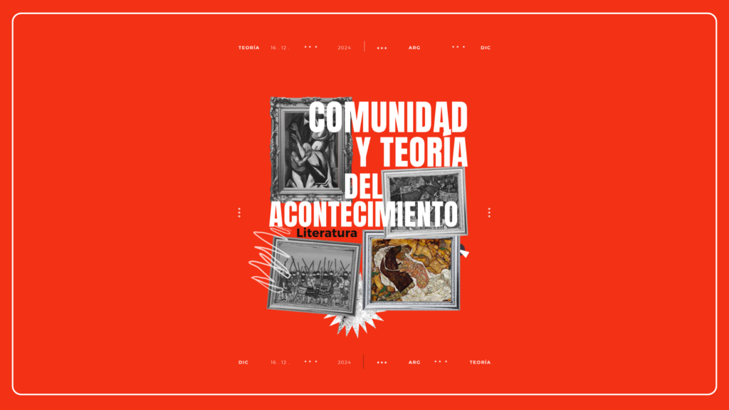 Comunidad y Teoría del acontecimiento