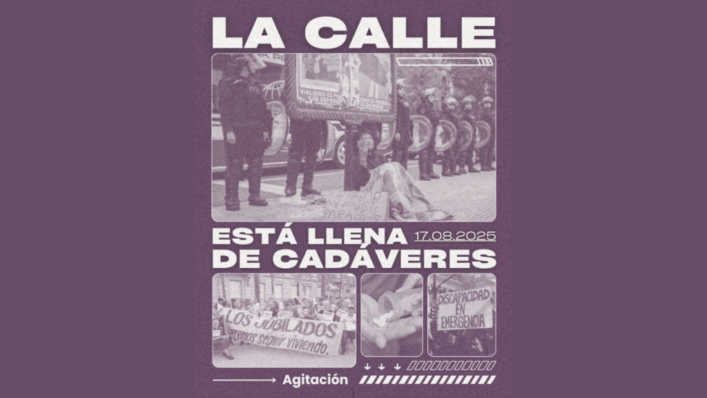 La calle está llena de cadáveres pero Milei se hace el boludo