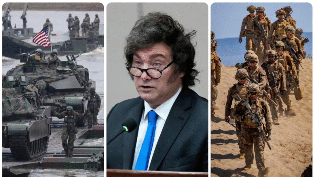 El Gobierno de Milei autorizó el ingreso de tropas de EEUU en el país
