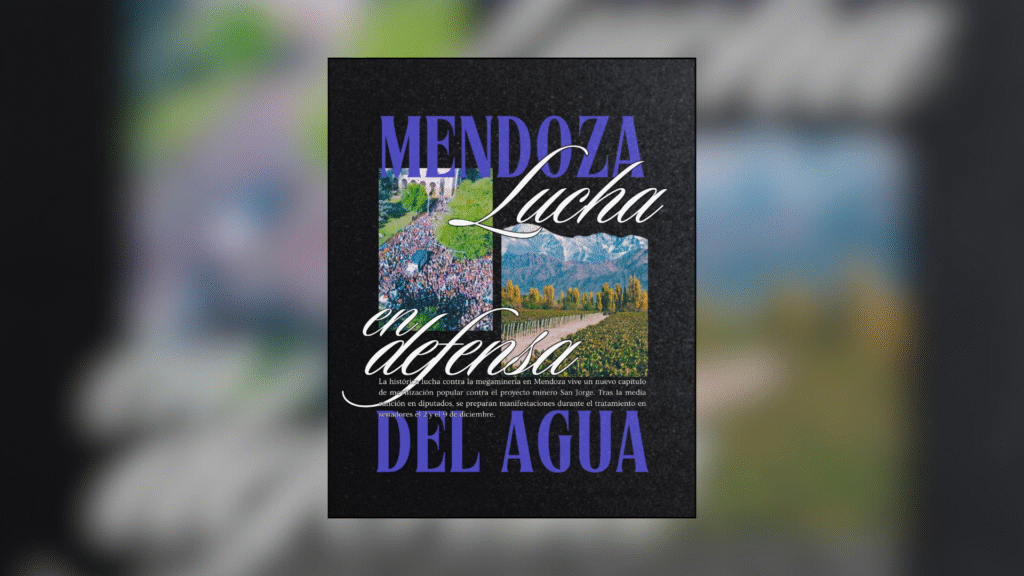 Mendoza lucha en defensa del agua