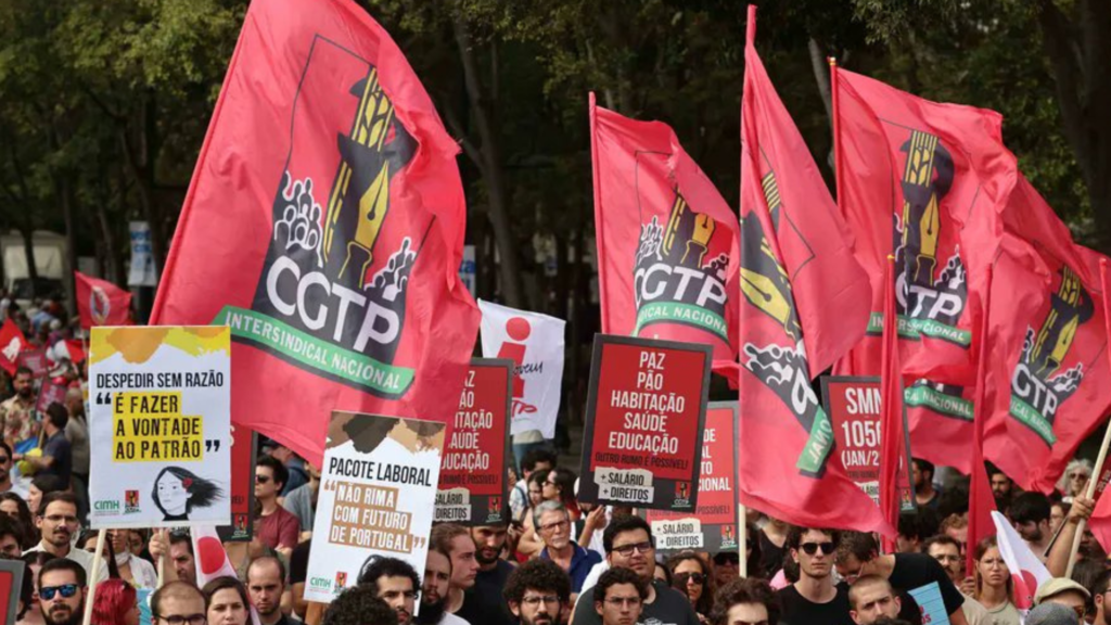 Histórica huelga general en Portugal: tres millones de trabajadores paran el país