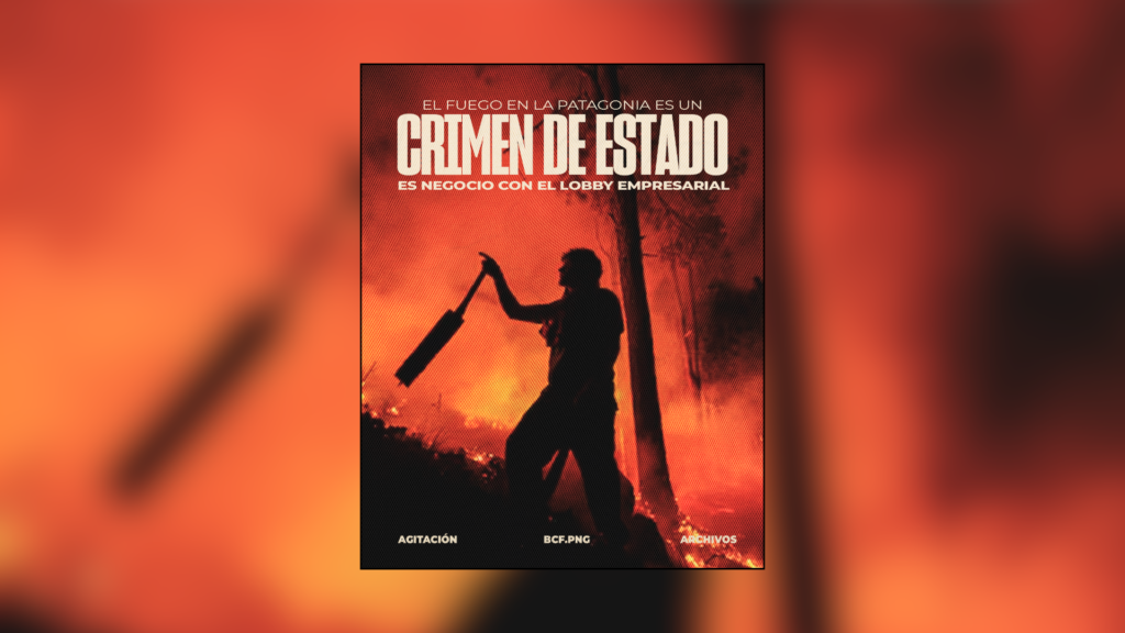 El fuego en la Patagonia es un crimen de Estado