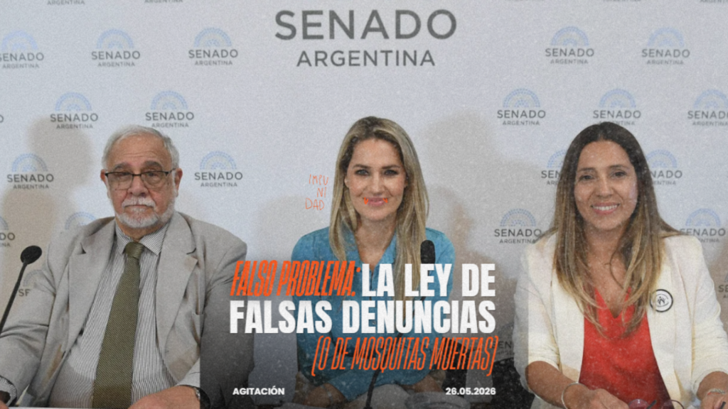 Falso problema: la ley de falsas denuncias (o de mosquitas muertas)